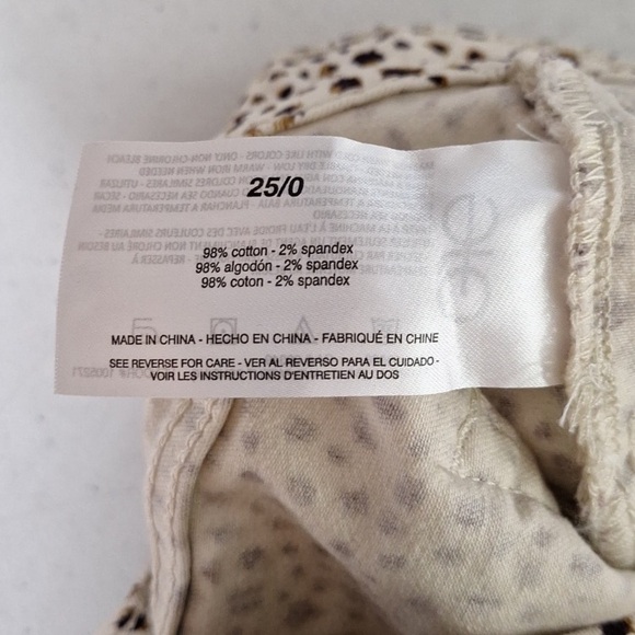 NWT! SkinnyGirl Reagan High-Rise Skinny Ankle Jeans - Cheetah Animal Print - Picture 9 of 10